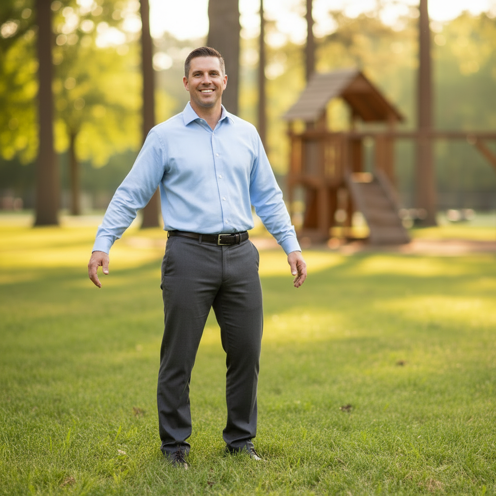 a professional adult stock photo portrait to represent Aiden S.